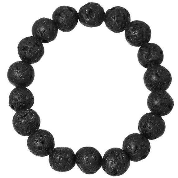 Falari Natural Gemstone Bracelet 10mm Stretch One Size