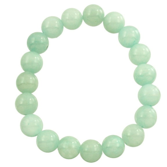 Falari Natural Gemstone Bracelet 10mm Stretch One Size