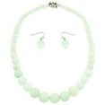 thumbnail image 1 of Falari Natural Gemstone Necklace Earring Set, 1 of 3