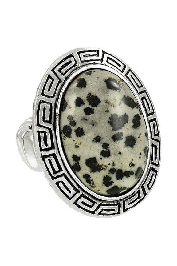 Natural Gemstone One Size Stretch Ring