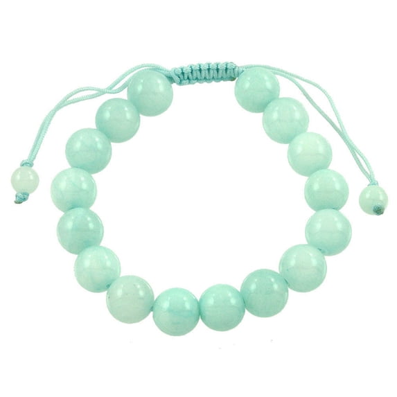 Falari Natural Gemstone Shamballa Style Bracelet
