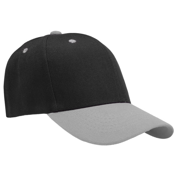 Falari Plain Blank Baseball Cap Adjustable Size for Outdoor Activities Black/Grey
