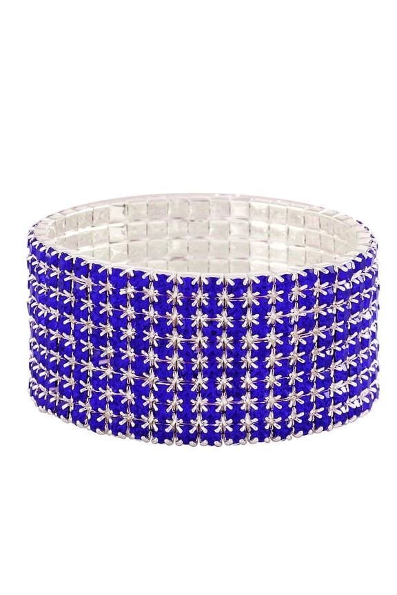Rhinestone Crystal Stretch Bracelet Sparkle Wedding