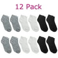 thumbnail image 1 of Falari Toddler Girls Kids Cotton Socks 12/24 Pairs Assorted 6 Month - 2 Years (12 Pairs), 1 of 1