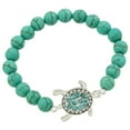thumbnail image 1 of Falari Turtle Crystal Lucky Charm Natural Gemstone Bracelet, 1 of 2