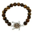 thumbnail image 1 of Falari Turtle Crystal Lucky Charm Natural Gemstone Bracelet, 1 of 2
