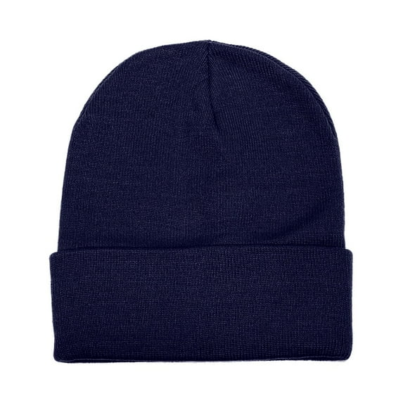 Falari Unisex Beanie Cap Knitted Warm Solid Color