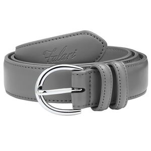 Falari Women's Genuine Leather Belt, Dark Grey