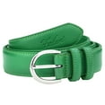 thumbnail image 1 of Falari Women Genuine Leather Belt Fashion Dress Belt With Single Prong Buckle Kelly Green M, 1 of 6