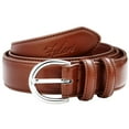thumbnail image 1 of Falari Women Genuine Leather Belt Fashion Dress Belt With Single Prong Buckle Light Brown S, 1 of 6