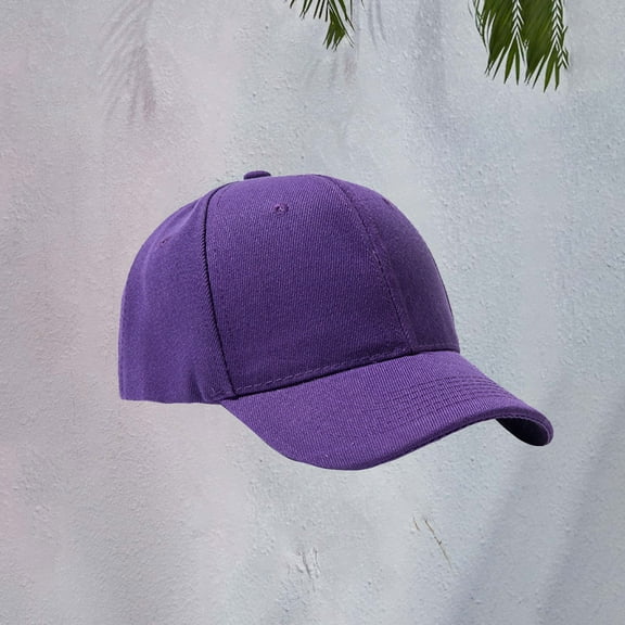 Falari Women's Korean Style Baseball Cap, Adjustable Large Head Size Acrylic Wool Blend Hat for Running, Workouts, Outdoor Activities and All Seasons Wear