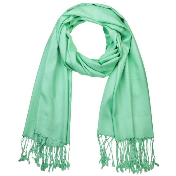 Falari Women's Soft Solid Color Pashmina Shawl Wrap Scarf Wedding Favors Bride Bridesmaid Gifts Evening Dress