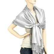 Women's Solid Color Pashmina Shawl Wrap Scarf 80" X 27"