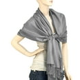 thumbnail image 1 of Falari Women's Solid Color Pashmina Shawl Wrap Scarf 80" X 27", 1 of 3