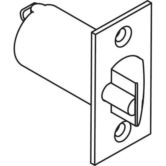 Falcon A92320-00D 2-3/8" Backset 1" Square Deadlatch From The T Collection - Stainless