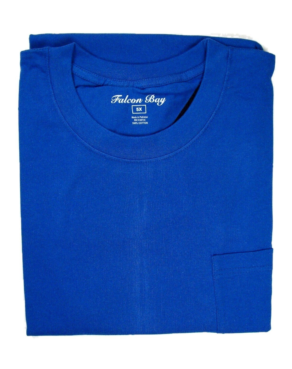 FALCON BAY 100% Cotton Pocket T-Shirt