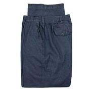 FALCON BAY Big & Tall Denim Full Elastic Pant 48x30