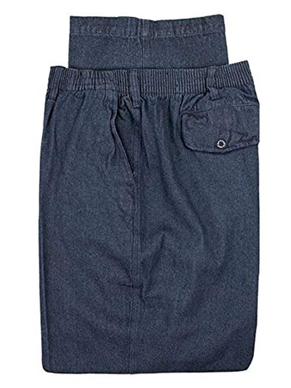 Big & Tall Denim Full Elastic Pant 52x30