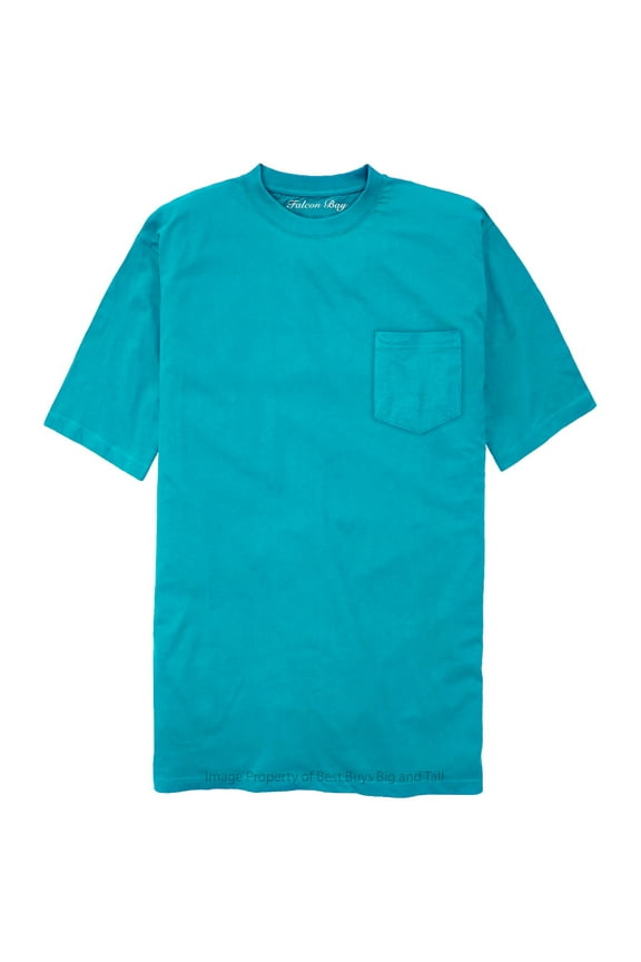 Big & Tall Men’s 100% Cotton Pocket T-Shirt