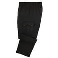 thumbnail image 1 of Falcon Bay Men's Big and Tall Fleece Cargo Pants - Casual Baggy Jogger Pants Fleece Sweat Pants with Pocket (Sizes 2X-6X) Black, 1 of 3