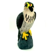 Falcon Decoy Bird Repellent Predator Flashy Reflective Eyes Owl Decoy
