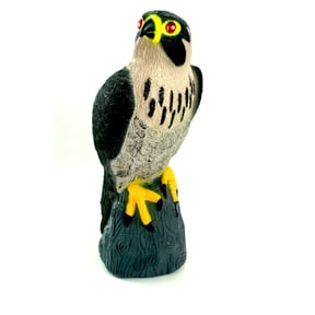 Falcon Decoy Bird Repellent Predator Flashy Reflective Eyes Owl Decoy