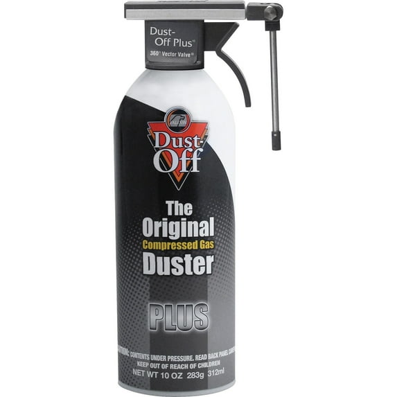 Falcon Dust-Off Plus For Desktop Computer, Tape Drive, Display Screen - Ozone-safe, Non-toxic, Non-flammable - 1 Each