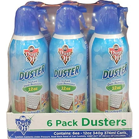 Falcon Dust-Off Professional Compressed Gas 12oz. (6-Pack)