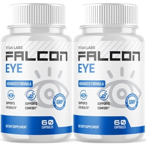 Falcon Eye Advanced Formula Eye Health Supplement Pills for Vision Care FalconEye 120 Capsules