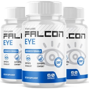 Falcon Eye Advanced Formula Eye Health Supplement Pills for Vision Care FalconEye 180 Capsules