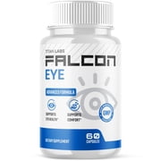 Falcon Eye Advanced Formula Eye Health Supplement Pills for Vision Care FalconEye 60 Capsules