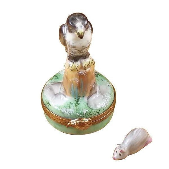 Falcon Limoges Box for Collectors Limoges Box Porcelain Figurine