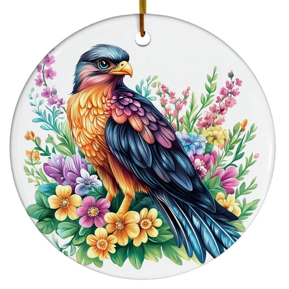 Falcon Ornament, Bird Ornament with Falcon Design, Ornament for Animal Lovers, Gift for Women, Men, Boys, Girls, Gift for Birthdays & Christmas, Christmas Ornament 2025