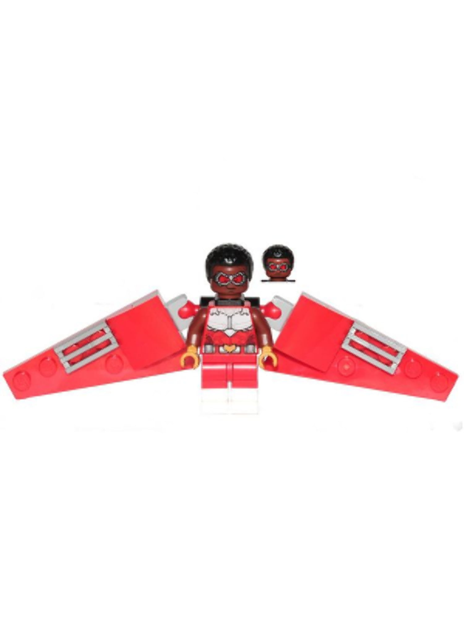 Falcon Red Brick Built Wings LEGO Marvel Minifigure 2021 Walmart
