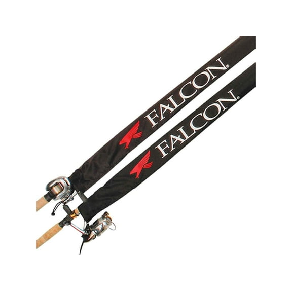 Falcon Rods Rod Socks, Universal, Black, 3.5 in x 75 in