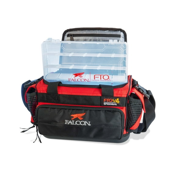 Falcon Rods  Speed Bag, Small, Red, 11.25 in x 7.5 in x 7.25 in