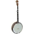 thumbnail image 1 of Falcon Series 5-String Burl Walnut Resonator Banjo with Bag, 1 of 3