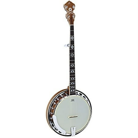 Falcon Series 5-String Burl Walnut Resonator Banjo with Bag