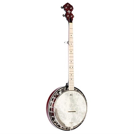 Falcon Series 5-String Quilted Maple Resonator Acoustic-Electric Banjo with Bag