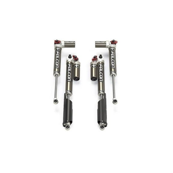 Teraflex JL 4DR Ecodiesel: Falcon SP2 3.3 Fast Adjust Piggyback Shock Kit (2-4.5In Lift)