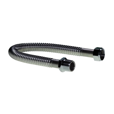 Falcon Stainless FM-24 3/4-Inch Female Nut x 3/4-Inch Male Thread x 24-Inches Stainless Steel Corrugated Connectors for Water Heater and Water Softener (Ships in Quantity of 2)