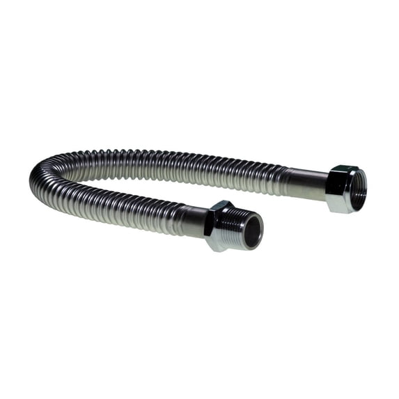 Falcon Stainless FM-24 3/4-Inch Female Nut x 3/4-Inch Male Thread x 24-Inches Stainless Steel Corrugated Connectors for Water Heater and Water Softener (Ships in Quantity of 2)