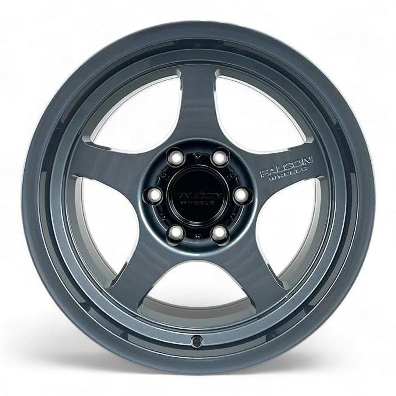 Falcon Wheels T2-7983-12-GM 17 x 9 in. T2 Series Cast Aluminum Wheel ...