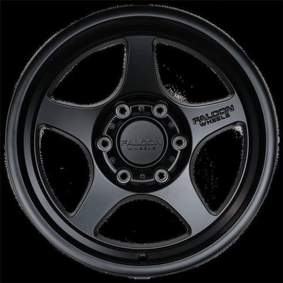 Falcon Wheels T2-7983-12-MBK 17 x 9 in. T2 Series Cast Aluminum Wheel for 2023 Lexus Lx600 Executive Vip AWD, Full Matte Black