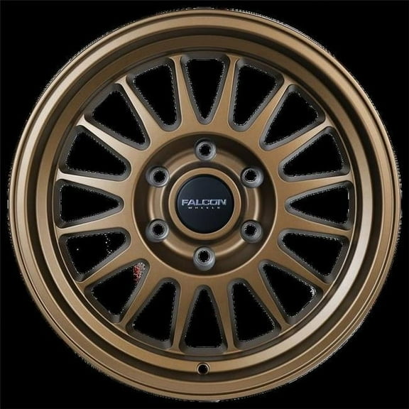 Falcon Wheels 17 x 9 in. TX2 Stratos Series Cast Aluminum Wheel, Full Matte Bronze
