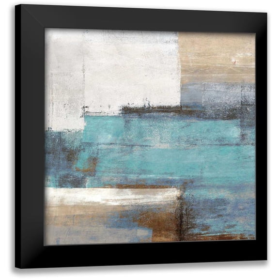 Falcone, Ruggero 20x20 Black Modern Framed Museum Art Print Titled - Oceanside I