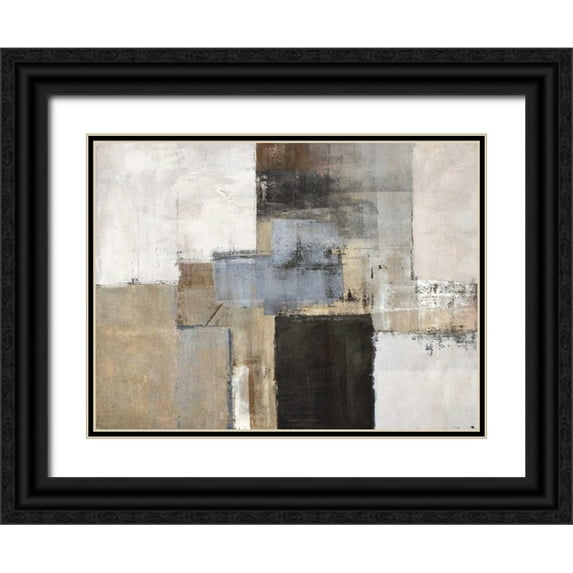 Falcone, Ruggero 32x25 Black Ornate Wood Framed with Double Matting Museum Art Print Titled - Mood
