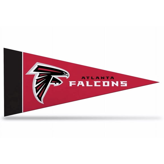 Falcons Mini Pennant - Licensed By Rico - 1 Pennant Per Pack