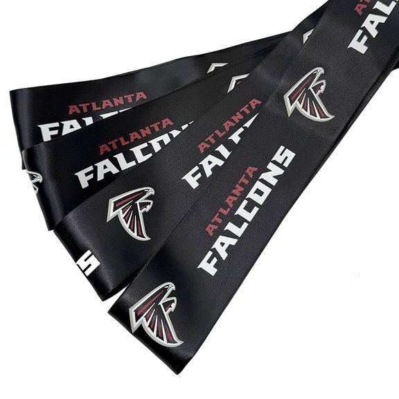 Falcons Printed Ribbon 2.5"-Inch Width, 1 Foot - USA Licensed Bows