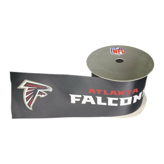 Falcons Printed Ribbon 2.5"-Inch Width, 15 Foot Spool - USA Licensed Bows